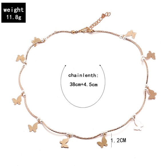 Simple and Sweet Butterfly Neckace - Picture 2 of 7